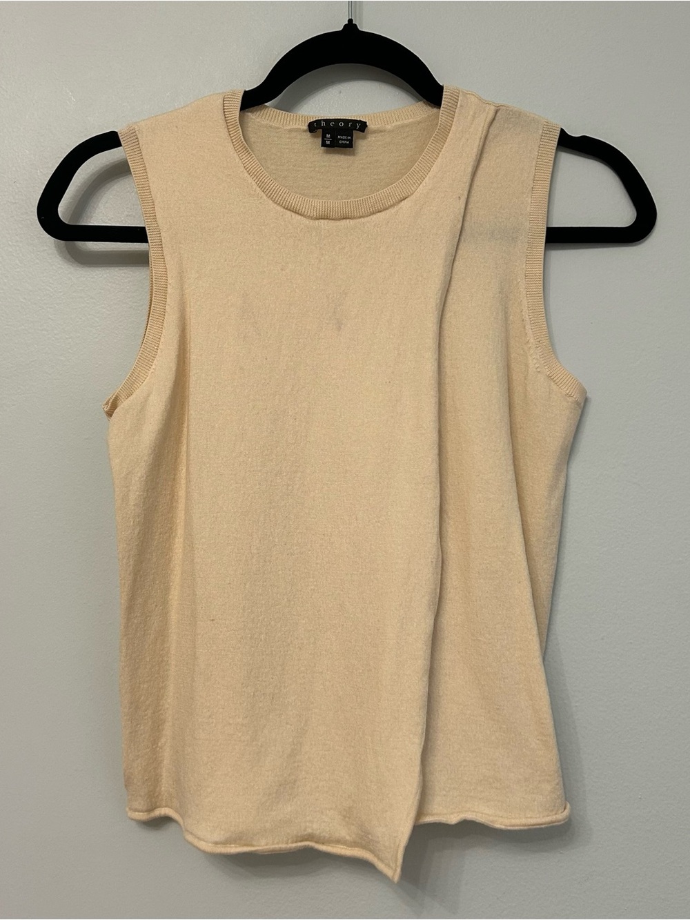 Theory Wool Silk Sleeveless Top